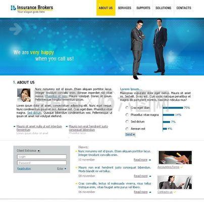 專業賦能，連接未來 保險經紀公司網頁模板設計指南